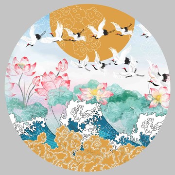 仙鶴海浪