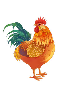 公雞插畫