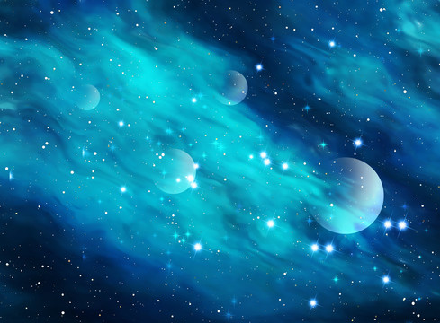 藍(lán)色星空