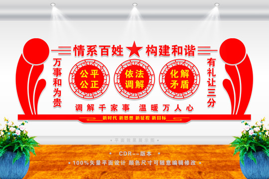 調(diào)解文化墻