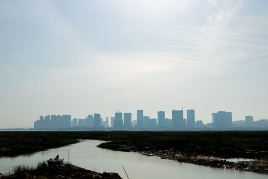 泉州湾全景