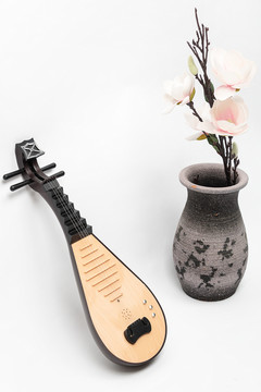 古风中国传统乐器小琵琶道具