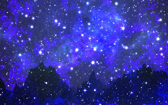 藍色星空
