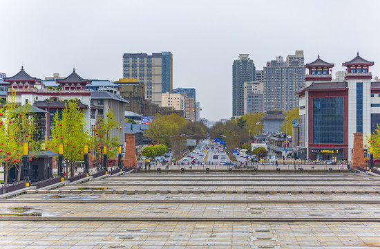 大雁塔北广场喷泉池