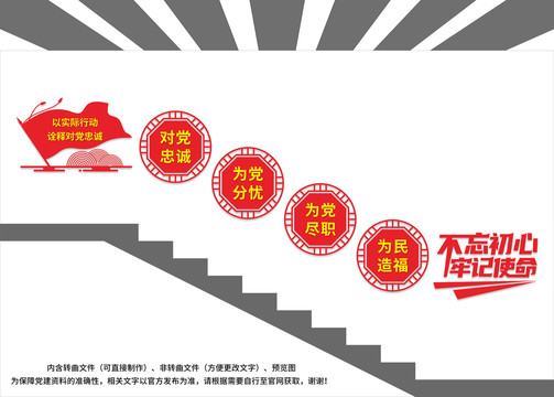黨建樓梯文化墻