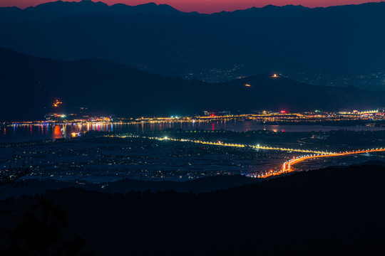 西昌夜景凉山州风景