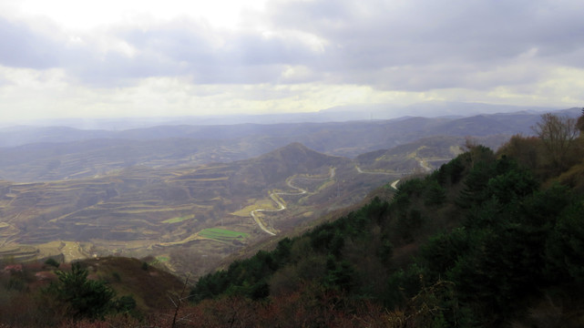 黄土高原梯田