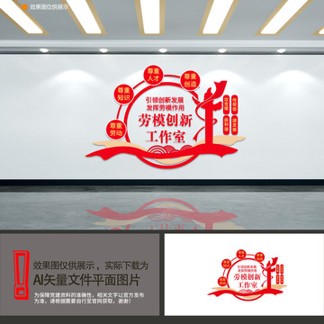 勞模創(chuàng)新工作室展板