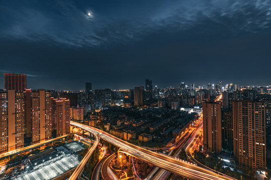 成都市夜景