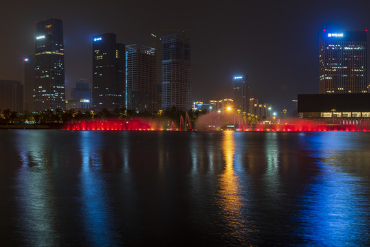 成都天府国际会议中心夜景