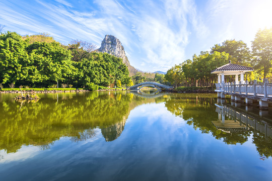 柳州马鹿山公园风光