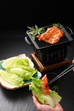 韩式松板肉