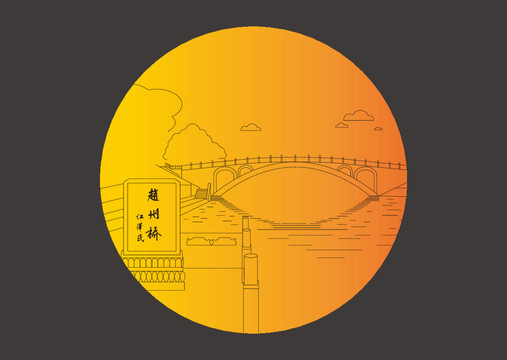 趙州橋風(fēng)景