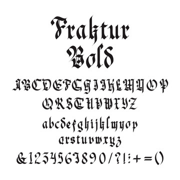 魔法古代字體元素
