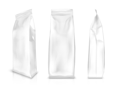 白色氮气包装袋元素