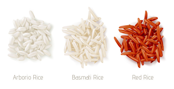 多种粮食米粒元素