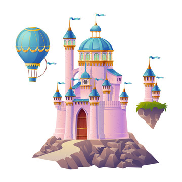 气派童话城堡插图