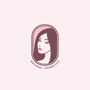 粉红彩妆女性logo插图