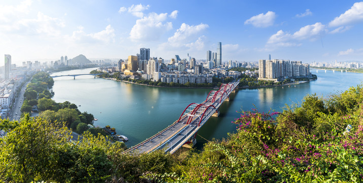 高清巨幅柳州全景