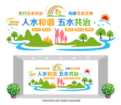 五水共治文化墻