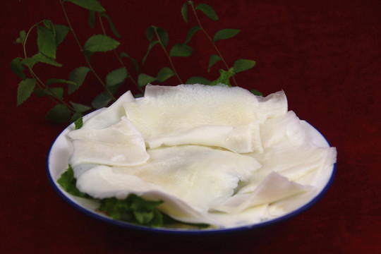 黄喉火锅涮菜菜品