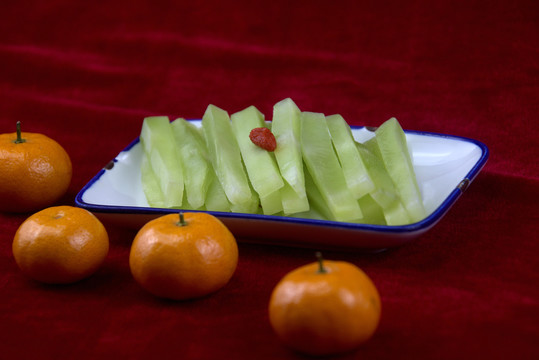 莴笋条火锅涮菜食材