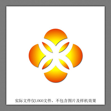 數(shù)字8花形LOGO設計