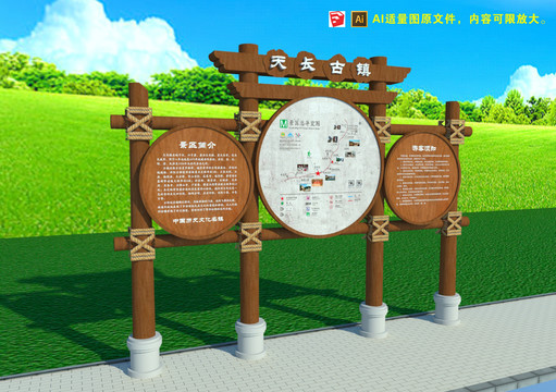 總導覽標識