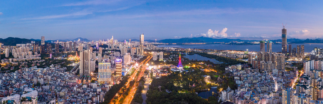 深圳市南山区华侨城夜景