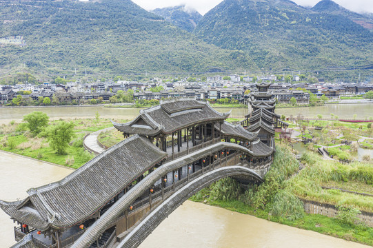 濯水古镇风雨廊桥