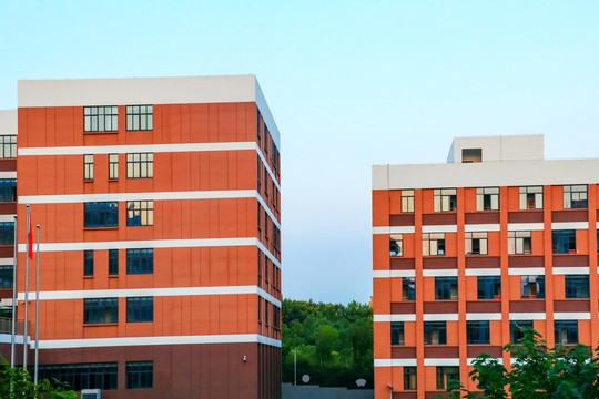 建筑群城市小区高楼大厦