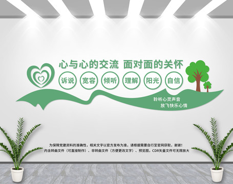 心理咨詢室文化墻
