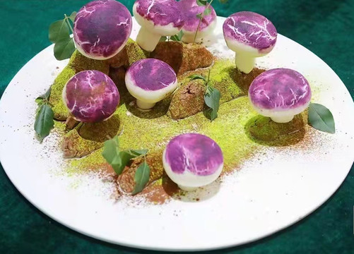 紫薯蘑菇