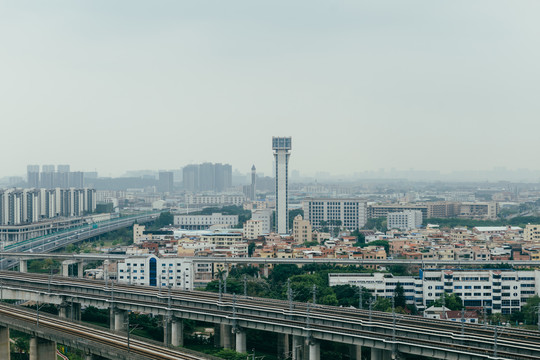 三山森林公园脚下的风景