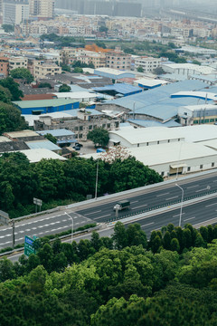 三山森林公园脚下的风景