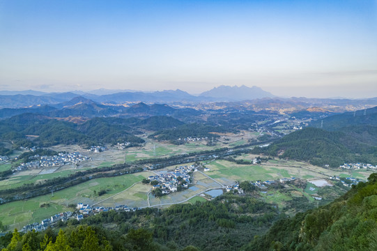 江西上饶横峰岑山航拍风光