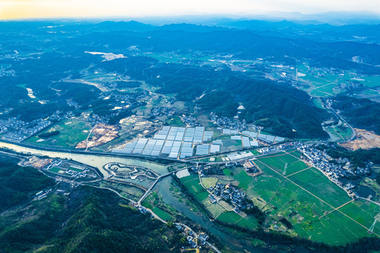 江西上饶横峰岑山航拍风光