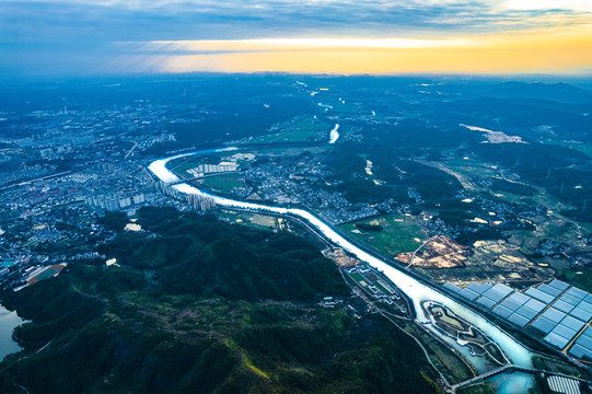 江西上饶横峰岑山航拍风光