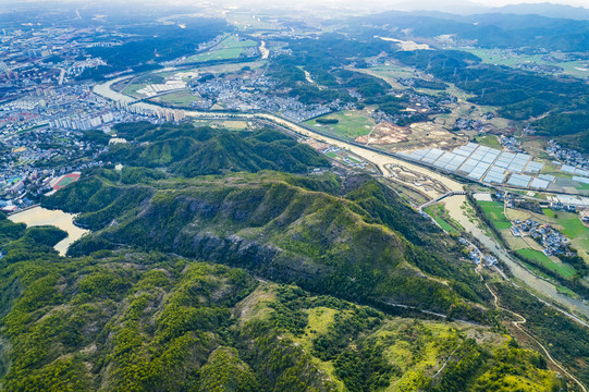 江西上饶横峰岑山航拍风光