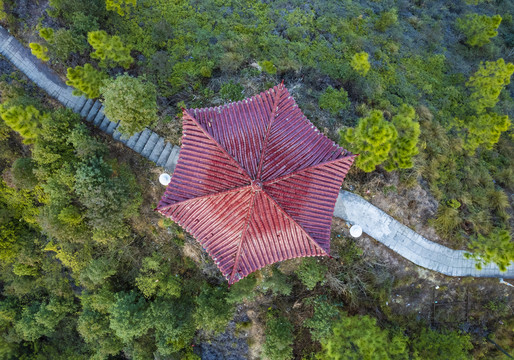 江西上饶横峰岑山航拍风光