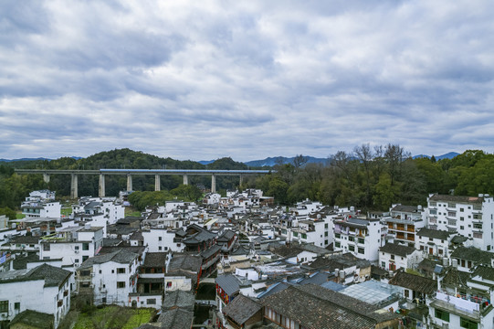 江西婺源李坑风景区风光