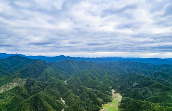 江西上饶婺源李坑山脉风光