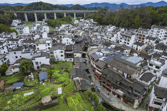 江西婺源李坑风景区风光