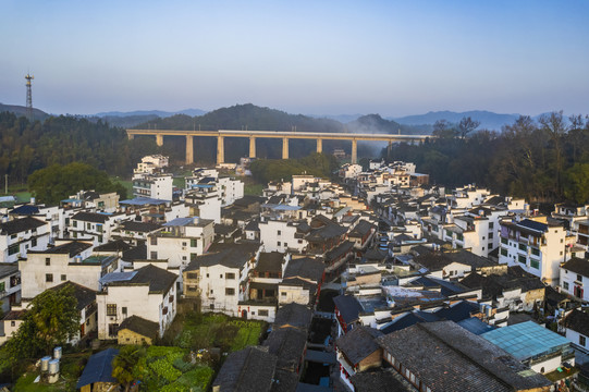 江西婺源李坑风景区风光