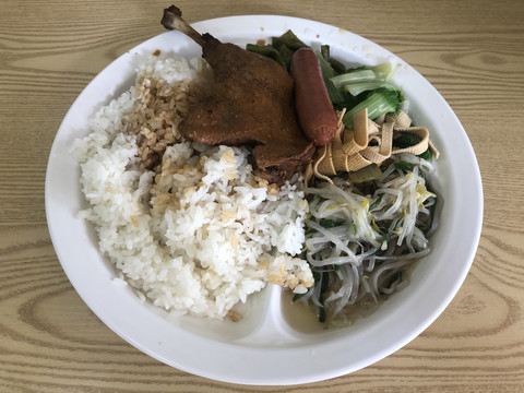 鸭腿饭套餐