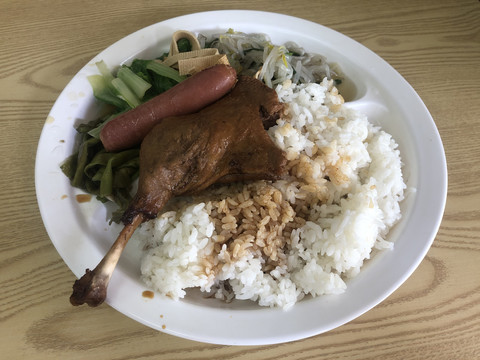 鸭腿饭套餐