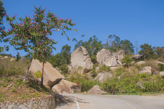 五塔岩自然地质风光