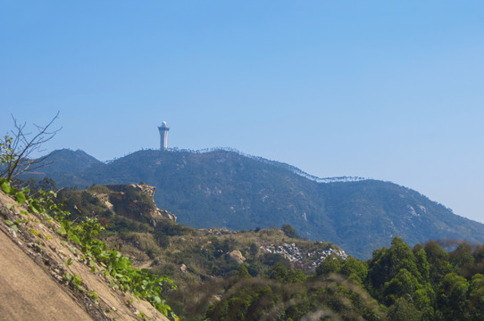 紫帽山山峰景色