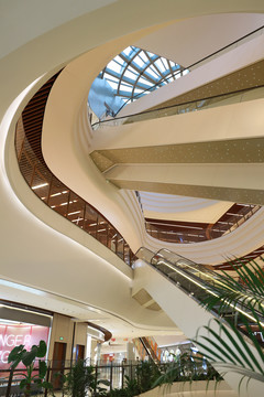 商场环形楼梯