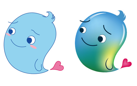 卡通魚(yú)小魚(yú)怪魚(yú)動(dòng)物形象圖案